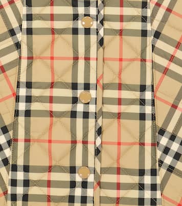 Vintage Check quilted pinafore dress | Burberry Kids