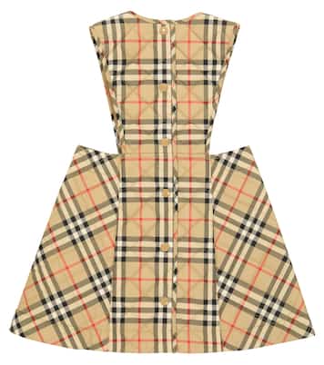 Vintage Check quilted pinafore dress | Burberry Kids