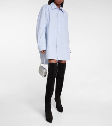 Vertigo suede over-the-knee boots | Gianvito Rossi