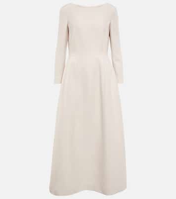 Lilibet wool and silk midi dress | The Row