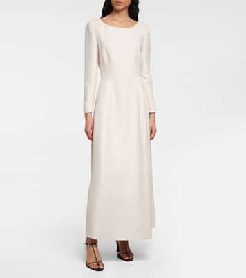 Lilibet wool and silk midi dress | The Row