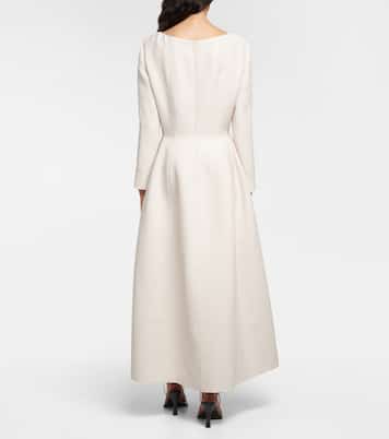 Lilibet wool and silk midi dress | The Row