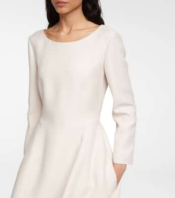 Lilibet wool and silk midi dress | The Row