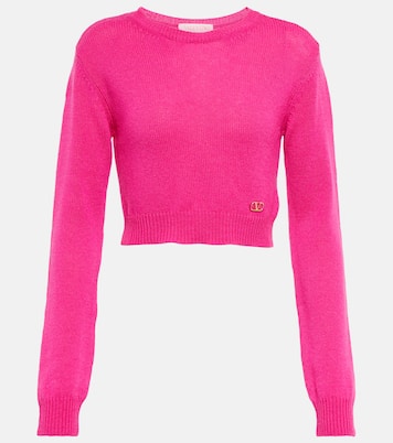 Jersey VLogo de cachemir cropped | Valentino