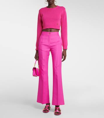 Jersey VLogo de cachemir cropped | Valentino