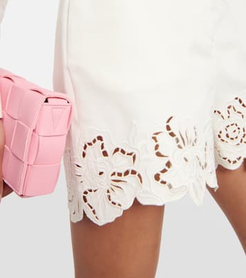 Shorts in cotone con ricamo | Elie Saab