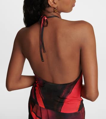Top halter estampado | Louisa Ballou