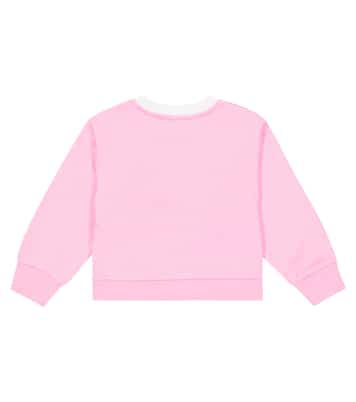 Felpa in misto cotone con logo | Givenchy Kids
