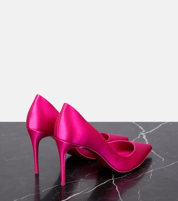 Pumps Iriza 85 in raso di seta | Christian Louboutin