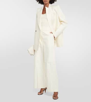 Banton low-rise cotton wide-leg pants | Khaite