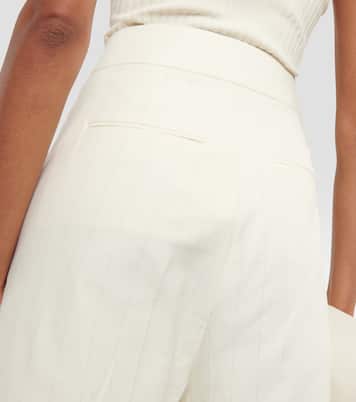 Banton low-rise cotton wide-leg pants | Khaite