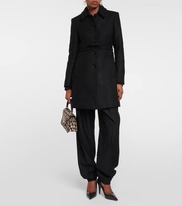 Cappotto monopetto in misto lana | REDValentino
