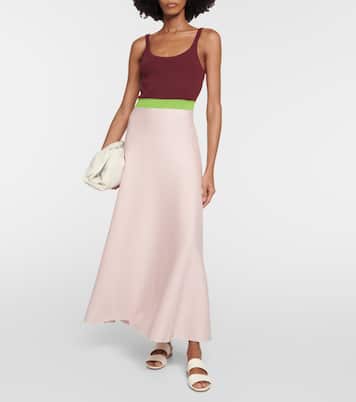 Wool and silk maxi dress | Gabriela Hearst