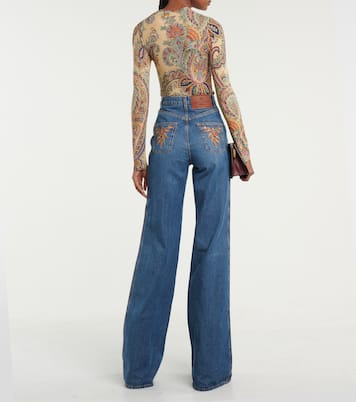 Embroidered flared jeans | Etro