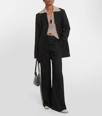 Pantalon ample en laine mélangée | Acne Studios