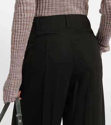 Pantalon ample en laine mélangée | Acne Studios