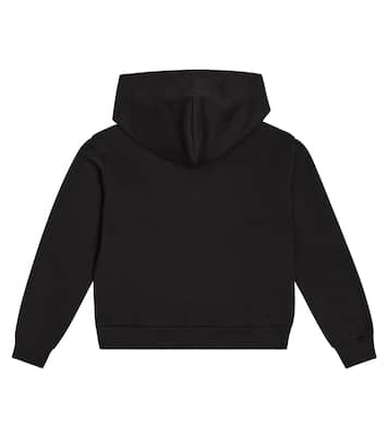 Felpa in cotone con cappuccio e logo | Dolce&Gabbana Kids