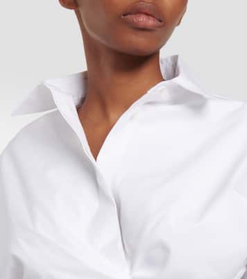Chemise raccourcie en coton | Alaïa