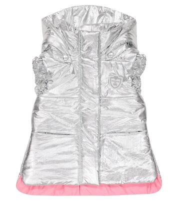 Metallic puffer vest | Monnalisa