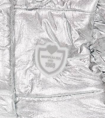 Metallic puffer vest | Monnalisa