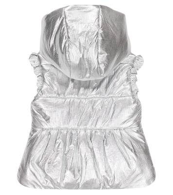Metallic puffer vest | Monnalisa
