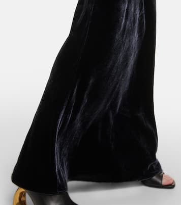 Maxikleid Kura aus Samt | Veronica Beard