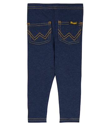 X Wrangler Baby Leggings Peace Dove | Mini Rodini