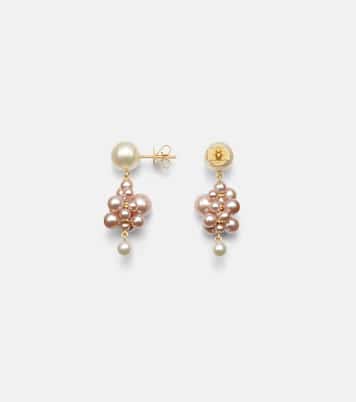 Botticelli 14kt gold earrings with pearls  | Sophie Bille Brahe