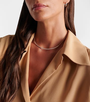 Halskette aus 14kt Gelbgold mit Diamanten | Mateo
