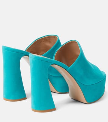 Sandali Holly in suede con plateau | Gianvito Rossi
