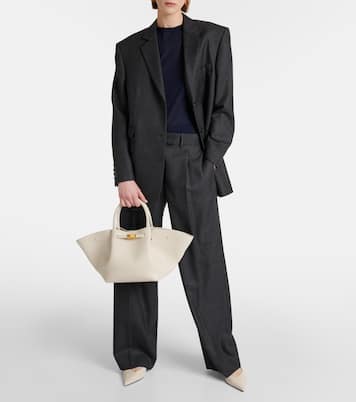 Midi New York leather tote bag | DeMellier
