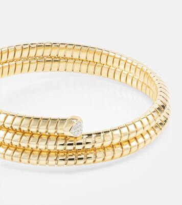 Bracelet Trisolina Triple en or 18 ct et diamants | Marina B