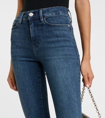 Jean droit Le High Straight Long à taille haute | Frame