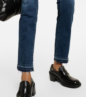 Jean droit Le High Straight Long à taille haute | Frame