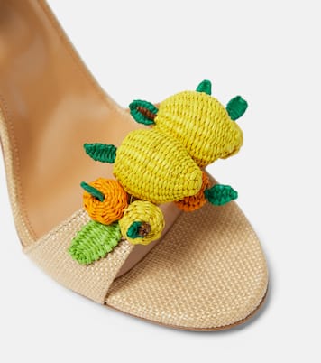 Sandali Citrus Punch 105 in rafia | Aquazzura