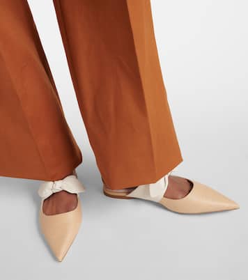 Slippers Rali in pelle e rafia | Jimmy Choo