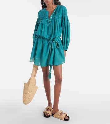 Vestido corto Adeliani de mezcla de algodón | Marant Etoile