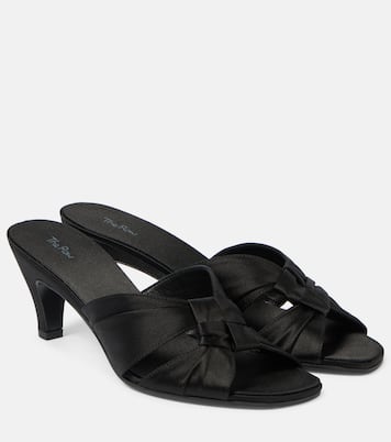 Mules Soft Knot 65 en satin | The Row