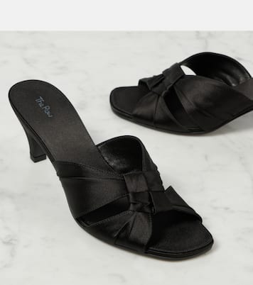 Mules Soft Knot 65 en satin | The Row
