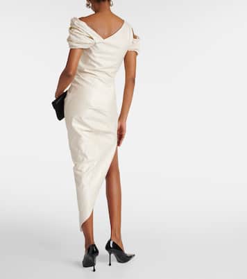 Vestido midi Amber de mezcla de algodón | Maticevski
