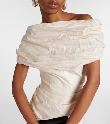 Vestido midi Amber de mezcla de algodón | Maticevski