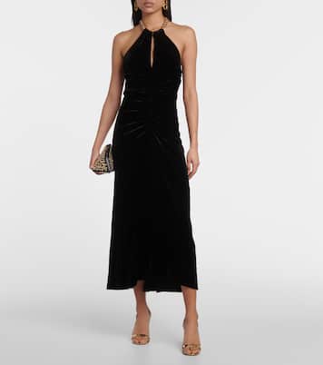 Midikleid Josette aus Samt | Veronica Beard