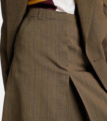 Gonna midi in misto cotone e seta | Dries Van Noten