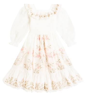 Besticktes Kleid aus Leinen | Petite Amalie  