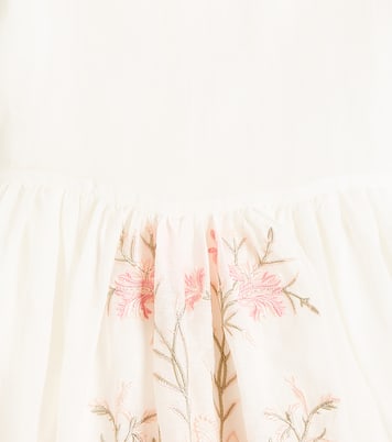 Besticktes Kleid aus Leinen | Petite Amalie  
