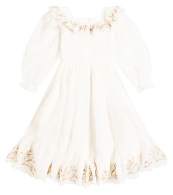 Besticktes Kleid aus Leinen | Petite Amalie  
