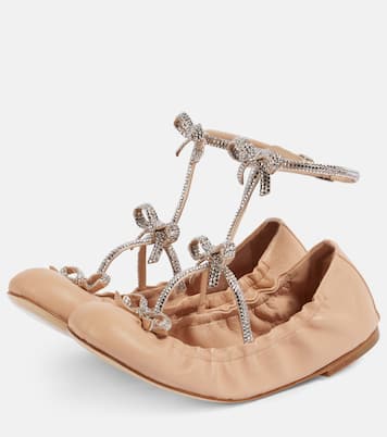Ballerine Caterina in pelle con fiocco | Rene Caovilla