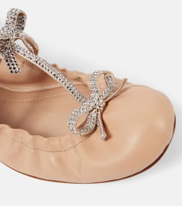 Ballerine Caterina in pelle con fiocco | Rene Caovilla