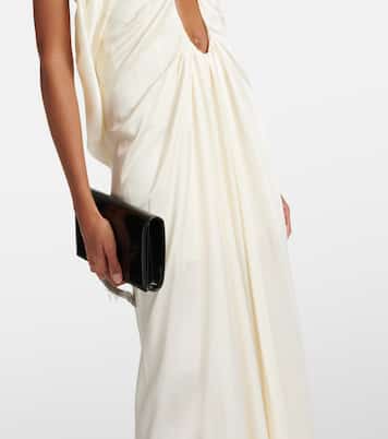 Cutout crêpe satin gown | Victoria Beckham