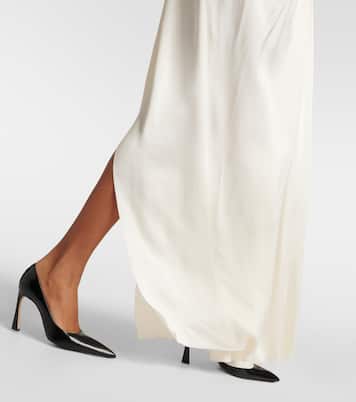 Cutout crêpe satin gown | Victoria Beckham